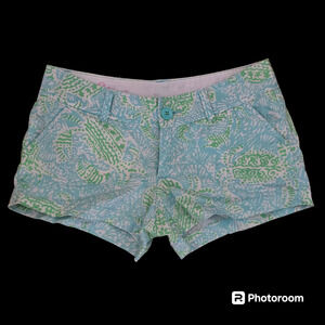 Lilly Pulitzer Women’s Walsh Shorts Blue/green, Size 0